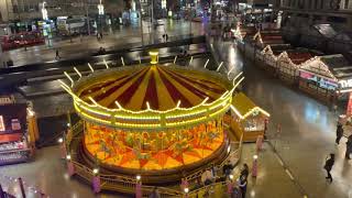 Riding on the Observation Wheel at Nottingham Winter Wonderland [upl. by Aicertap]