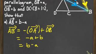 Geometric Proofs Using Vectors [upl. by Enyawad]