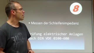 Prüfen elektrischer Anlagen Schleifenimpedanz 8 [upl. by Derril328]