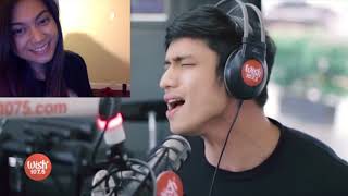 Michael Pangilinan quotBecause of You Keith Martinquot on Wish 1075 Reaction [upl. by Nylssej]