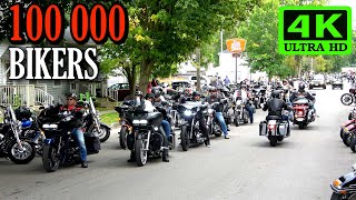 █■█ █ ▀█▀ PORT DOVER Canada Friday The 13th 100K BIKERS 4K ► 8 min [upl. by Lewie]