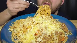 ASMR Eating SPAGHETTI BOLOGNESE Eating Show Eating Sounds MUKBANG [upl. by Inglebert755]