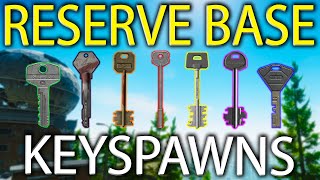 ALL Known Reserve Keyspawns  Key Spawn Guide  Escape From Tarkov [upl. by Lela603]