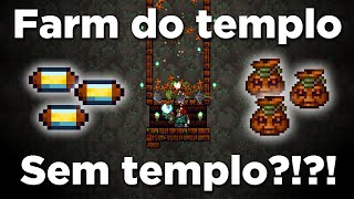 Terraria 144 I Farm do templo sem templo Farm de spawns do golem chave da jungle e mais [upl. by Glorianna]