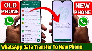 How to transfer WhatsApp Messeges From old to New Phone  Backup WhatsApp Data to new mobile [upl. by Arual920]