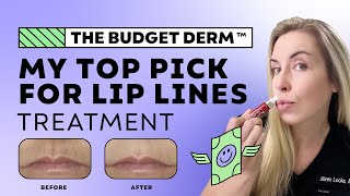 Treat Vertical Lip Lines  Antiaging Tips by The Budget Derm [upl. by Eelanna21]