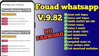 Fouad whatsapp terbaru 2023  NO pasword  V982 [upl. by Ed493]