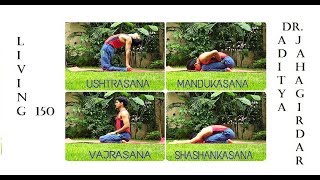 USHTRASANA MANDUKASANA VAJRASANA SHASHANKASANAYOGA FOR BEGINNERSYOGA FOR DIABETESYOGA FOR PCOD [upl. by Wileen]