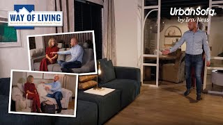 UrbanSofa  De ideale bank voor een compacte woonkamer samenstellen  S1804 [upl. by Notyalc211]