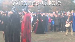 Witches Circle Coven Salem Massachusettes Halloween [upl. by Ydiarf]