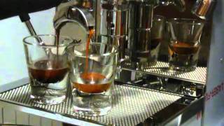 Vibiemme Domobar Junior Double Boiler espresso shot [upl. by Pratt692]