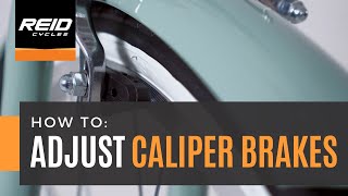 HOW TO Adjust Caliper Brakes [upl. by Adran]