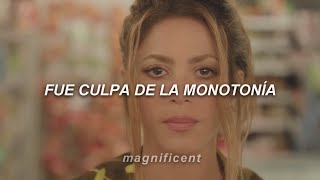 Shakira Ozuna  Monotonía LetraLyrics Fue culpa de la monotonía [upl. by Suitangi]