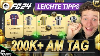 200K PRO TAG ‼🧐 ZWEI TRADING TIPPS ZUM NACHMACHEN 🤠  EA FC 24 TRADING TIPPS Deutsch [upl. by Yetac]