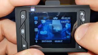 TOGUARD CE65 DASH CAM 1080P FULL HD RESOLUTION G SENSORUNBOXING [upl. by Sawyor985]