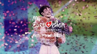 🇨🇭MY eurovision 2025 ARTIST’S WISH LIST🇨🇭 [upl. by Idnod584]