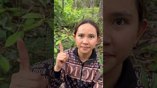 Survival Skills single mom with apple picker skills in forest survival outdoors skills cooking [upl. by Indnahc]