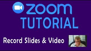 Zoom Tutorial 2 Recording a PowerPoint amp Video with the Zoom Video Conferencing Tool [upl. by Belen388]