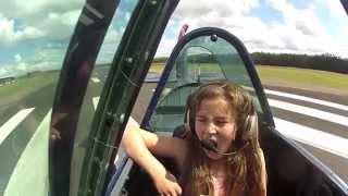 Irenes Awesome Yak52 Flight [upl. by Brit]