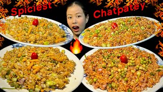 EATING SPICY CHATPATE MUKBANG ASMR [upl. by Adneram995]