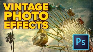 4 VINTAGE PHOTO effects in Photoshop [upl. by Shaina138]