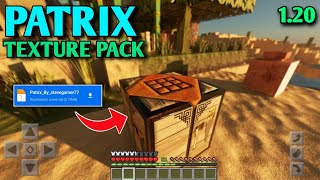 🔥Patrix Texture Pack For Minecraft Pe 120  RTX Texture Pack For MCPE  Low End Device [upl. by Notlehs501]