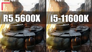 AMD Ryzen 5 5600X vs Intel Core i511600K — Test in 10 Games 1080p 1440p [upl. by Ikkiv60]