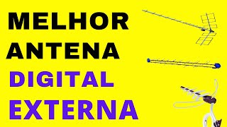 Melhor Antena Digital EXTERNA para TV 4k HDTV SMART [upl. by Corell]