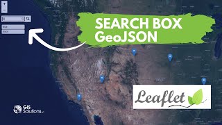 How to use Leaflet Search Control with GeoJSON data [upl. by Aiyram37]