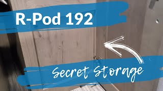 RPod 192 Travel Trailer Hidden Extra Storage Space [upl. by Hgierb]