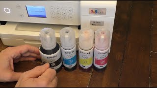 How to Refill Ink in an Epson EcoTank Printer [upl. by Larue864]