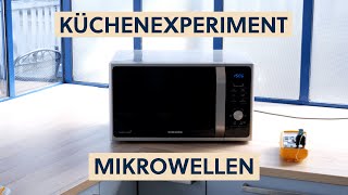 Küchenexperiment Sind Mikrowellen gefährlich Elektromagnetische Wellen EM Strahlung Mythen [upl. by Eciram]