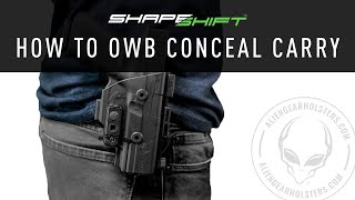 How to Use an OWB Holster for Concealed Carry [upl. by Claresta]