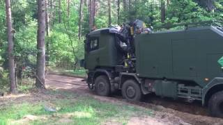 Scania Recovery Truck stuck in sand [upl. by Cyndie261]