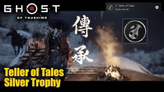 Ghost of Tsushima  Teller of Tales Trophy Guide Complete all of the Mythic Tales [upl. by Thoer603]