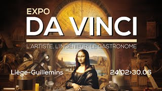 Expo Da Vinci lartiste lingénieur le gastronome [upl. by Karim]