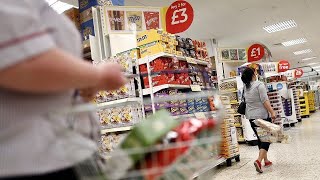 UK Latest Grocery Inflation Remains in Double Digits [upl. by Ellevehs]