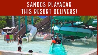 Sandos Playacar  This Resort Delivers [upl. by Ruhtracam]