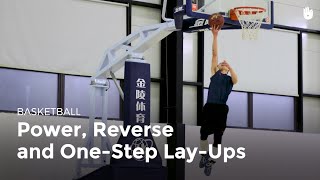 The LayUp Power LayUps Reverse LayUps and OneStep LayUps  Basketball [upl. by Jobye]