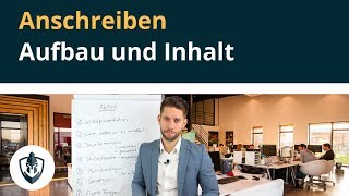 Bewerbung Anschreiben  Aufbau und Inhalt [upl. by Nee]