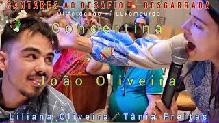 Cantares ao Desafio 🎤Liliana Oliveira e Tânia Freitas 👉Differdange 🇱🇺Luxemburgo 🪗Rusgas Tricanas [upl. by Oiluj]