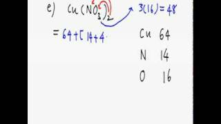 SPM Chemistry Relative AtomicMolecularFormula Mass Example Calculations 2 [upl. by Camellia]