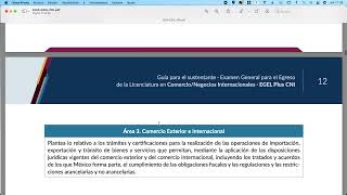 CENEVAL guia de temas para COMERCIO Y NEGOCIOS INTERNACIONALES EGEL PLUS ceneval egel parte 2 [upl. by Cohn]