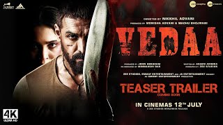 Vedaa  Official Teaser  John Abraham Sharvari Wagh Tamannaah Bhatia  Vedaa Trailer FanMade [upl. by Kcirdla]