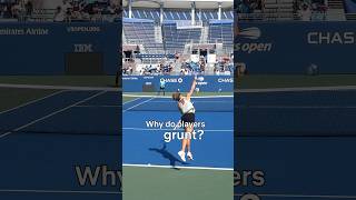 Why do players grunt in tennis Believe it or not there’s actually a good reason tenniscoach [upl. by Jeremie]