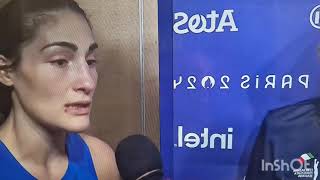 ANGELA CARINI in lacrime 😭 post RITIRO vs IMANE KHELIF SCANDALO 🔞 alle OLIMPIADI di PARIGI [upl. by Ammadis]