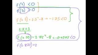 How to perform Interval Bisections  Numerical Methods  Finding Approximations [upl. by Ramuk]