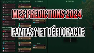 GUIDE FANTASY PRÉDICTIONS DÉFI ORACLE  Dota 2 fr TI 2024 [upl. by Stevie485]