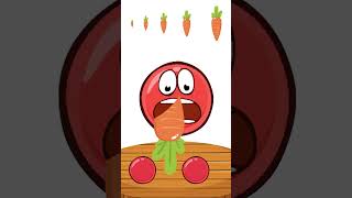 Red Вall Animation  Small Big Giant Carrot Challenge 🤤 shorts challenge [upl. by Ailat534]