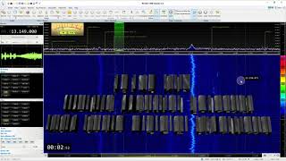 13149 Khz KRN Radio USCG Riverhead [upl. by Llekcor]